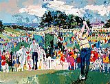 April at Augusta by Leroy Neiman
